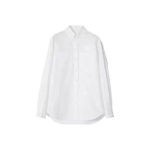 Burberry Blouses Hemden , White , Dames , Maat: S