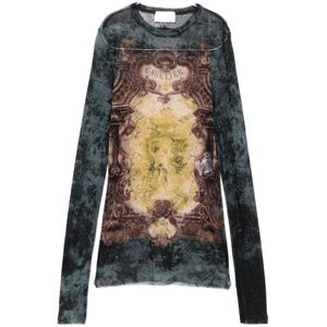 Jean Paul Gaultier, Dames, Tops, Veelkleurig, Maat: M