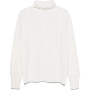 Lorena Antoniazzi, Dames, Truien, Wit, Maat: M Wol,