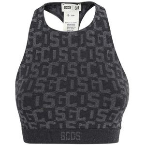 Gcds, Dames, Tops, Zwart, Maat: L Polyamide,