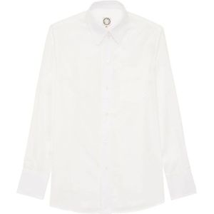 Ines de la Fressange Paris, Dames, Blouses & Shirts, Wit, Maat: XS Denim,