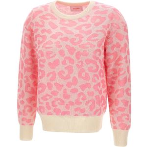 Sun68, Dames, Truien, Roze, Maat: M Katoen,