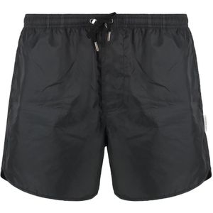 Neil Barrett, Heren, Badkleding, Zwart, Maat: 2XL Polyamide,