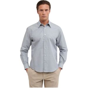 Xacus, Heren, Overhemden, Grijs, Maat: 3XL Linnen,