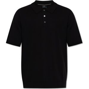 PS By Paul Smith, Heren, Tops, Zwart, Maat: L Katoen,