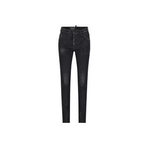 Dsquared2 Slim-fit Jeans , Black , Heren , Maat: XL