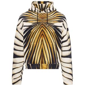 Roberto Cavalli, Heren, Sweatshirts & Hoodies, Veelkleurig, Maat: S