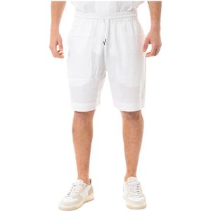 Emporio Armani, Heren, Korte broeken, Wit, Maat: S