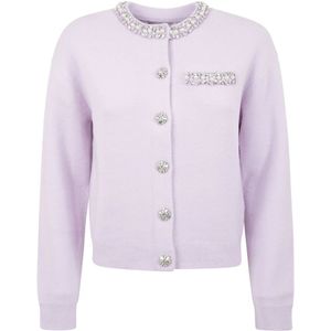 Self Portrait, Dames, Truien, Paars, Maat: L