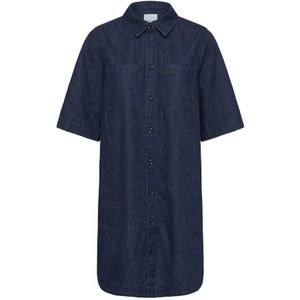 Part Two, Dames, Jurken, Blauw, Maat: 2XS Denim,