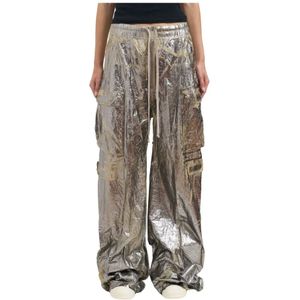 Rick Owens, Dames, Broeken, Grijs, Maat: S