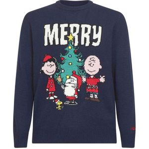 MC2 Saint Barth, Heren, Truien, Blauw, Maat: M Wol,