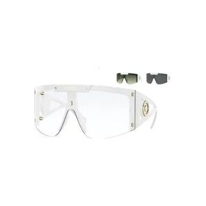 Versace Stijlvolle zonnebril met kleurrijke monturen , White , Dames , Maat: 46 MM