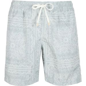 Eleventy, Heren, Badkleding, Groen, Maat: S Nylon,