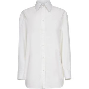 Saint Laurent - Blouse - Wit - Katoen