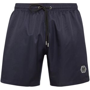 Philipp Plein, Heren, Badkleding, Blauw, Maat: S Poliester,
