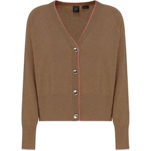 Pinko, Dames, Truien, Bruin, Maat: XL Wol,