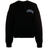 Carhartt WIP - Amour - Sweater - Zwart - Katoen - Relaxte Pasvorm