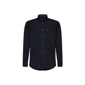 Dsquared2 Regular Fit Zwarte Overhemd , Black , Heren , Maat: M