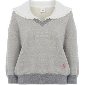 Chloé, Dames, Truien, Grijs, Maat: L