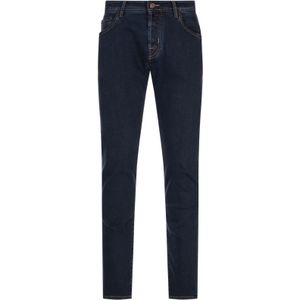 Jacob Cohën, Heren, Jeans, Blauw, Maat: W34