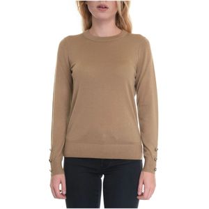 Michael Kors, Dames, Truien, Bruin, Maat: XS Wol,