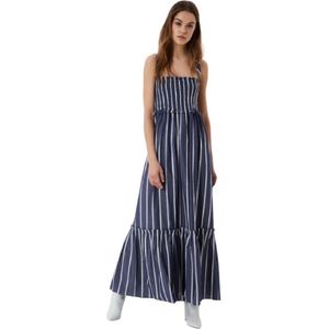 Liu Jo, Dames, Jurken, Blauw, Maat: XS