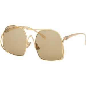 Miu Miu - MU A55S - Zonnebril - Goud - Staal