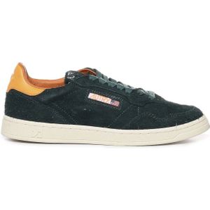 Autry Suede Sneakers met Perforaties , Black , Heren , Maat: 42 EU