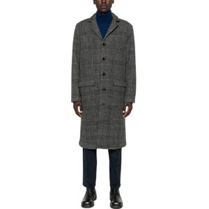 Samsøe Samsøe, Heren, Mantels, Grijs, Maat: L Wol,