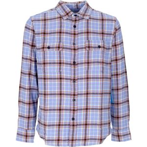 Obey, Heren, Overhemden, Veelkleurig, Maat: S Flanel,
