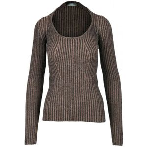 Proenza Schouler, Dames, Truien, Bruin, Maat: M Katoen,