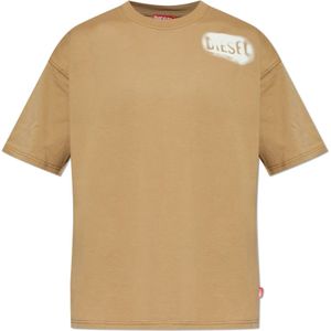 Diesel, Heren, Tops, Beige, Maat: L