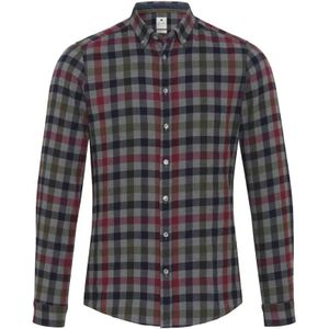 Hatico, Heren, Overhemden, Veelkleurig, Maat: S Poliester,