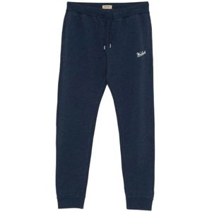 Woolrich, Heren, Broeken, Blauw, Maat: S Katoen,