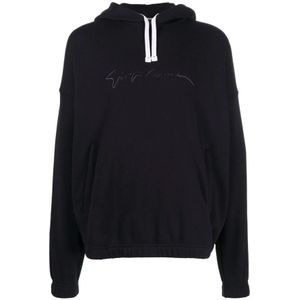 Giorgio Armani, Heren, Sweatshirts & Hoodies, Blauw, Maat: XL Katoen,