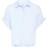 Ichi, Dames, Blouses & Shirts, Blauw, Maat: XS Kasjmier,