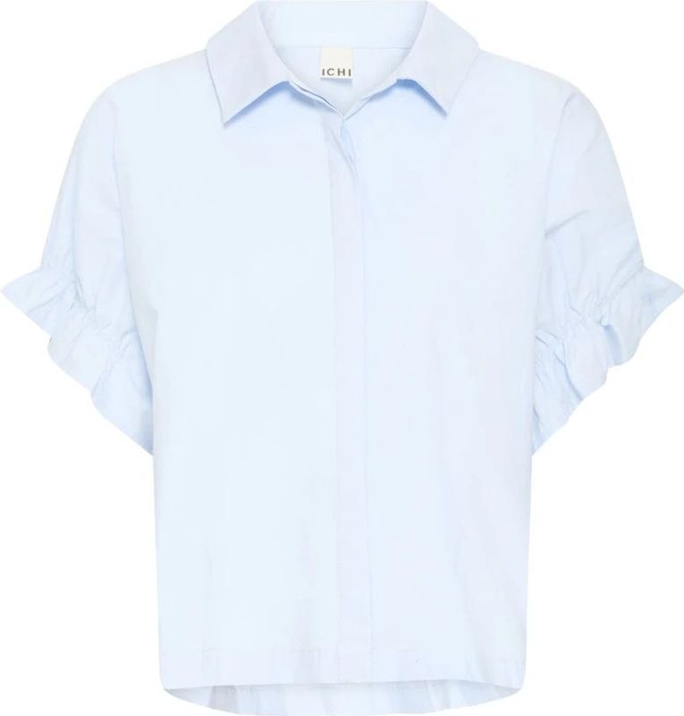 Ichi, Dames, Blouses & Shirts, Blauw, Maat: XS Kasjmier,