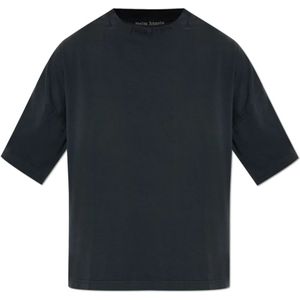 Palm Angels, Heren, Tops, Zwart, Maat: L Katoen,