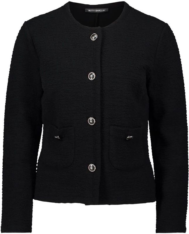 Betty Barclay - Sweatvest - Zwart - Licht Getailleerd Silhouet