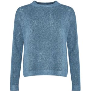 Lind, Dames, Truien, Blauw, Maat: S Wol,