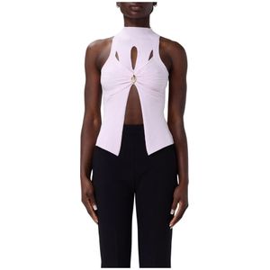 Elisabetta Franchi, Dames, Tops, Roze, Maat: S