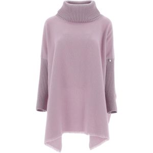 Herno, Dames, Truien, Paars, Maat: XS Wol,