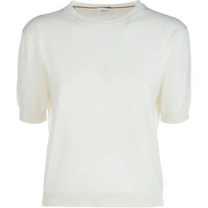 Cruna, Dames, Tops, Beige, Maat: 4XL