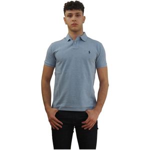 Ralph Lauren, Heren, Tops, Blauw, Maat: XL Zijde,