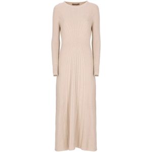 D.Exterior, Dames, Jurken, Beige, Maat: M Kasjmier,