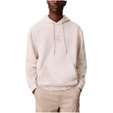 Calvin Klein Jeans, Heren, Sweatshirts & Hoodies, Roze, Maat: S Fleece,