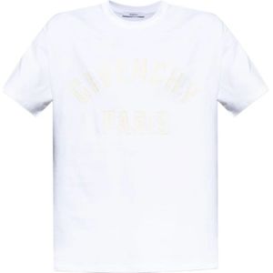 Givenchy, Heren, Tops, Wit, Maat: L Katoen,