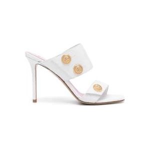 Balmain High Heel Sandalen , White , Dames , Maat: 38 EU