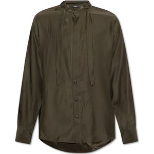 Dsquared2, Heren, Overhemden, Groen, Maat: M Zijde,